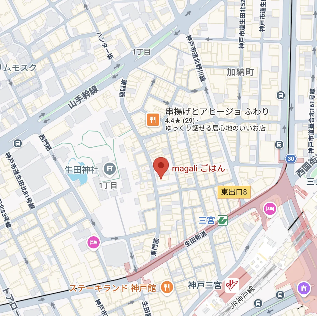 magaliごはん 地図